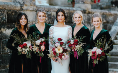Emerald Bridesmaid Dresses, for a romanticly rich look!