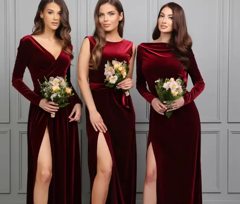Velvet Bridesmaid Dresses: Shopping guide and this year’s hottest trends