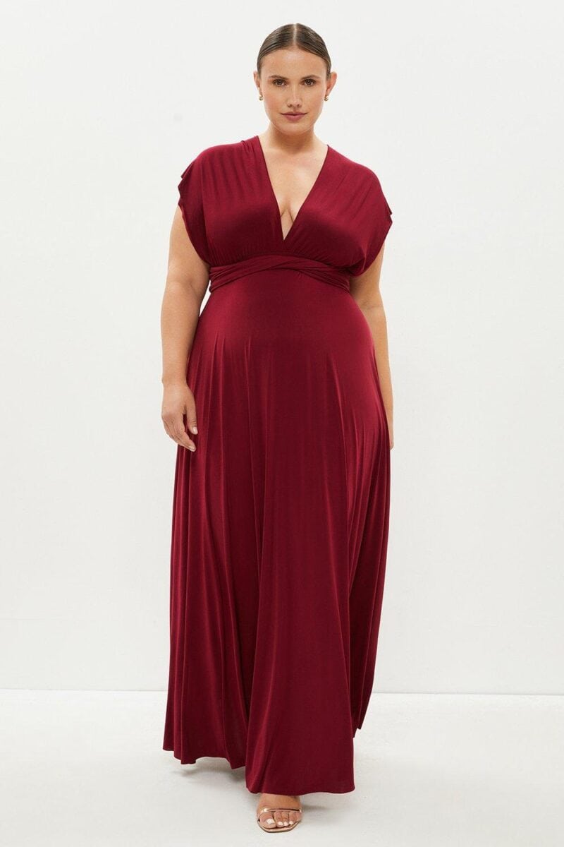 multiway bridesmaid dress in plus size 