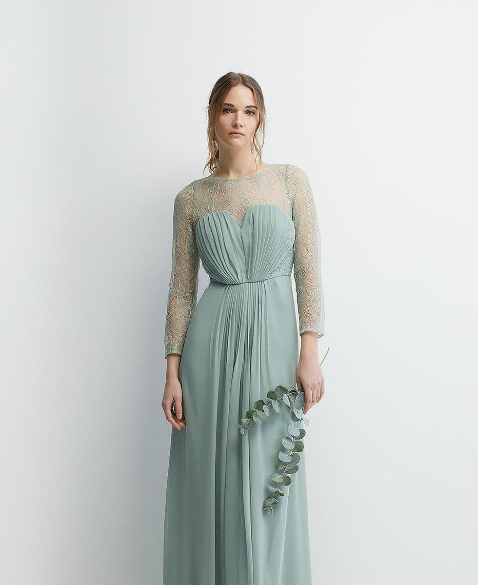 Long sleeve bridesmaids dresses