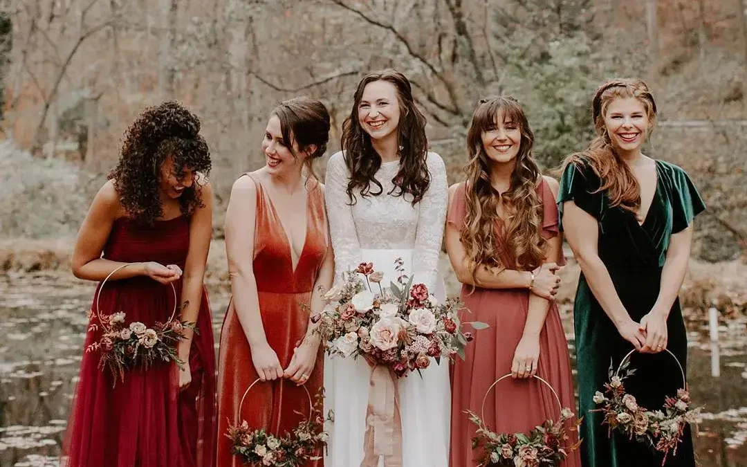 Velvet Bridesmaid Dresses: Shopping Guide and this Year’s Hottest Trends