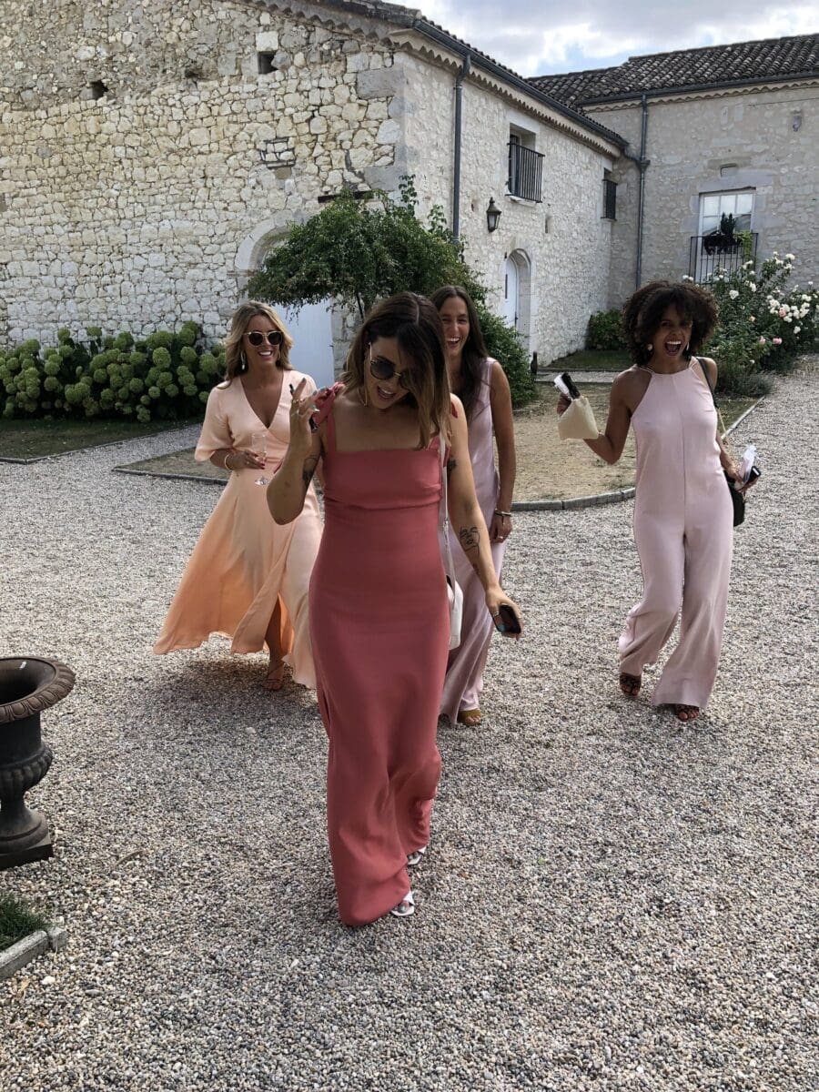 Coral bridesmaid dresses sales asos