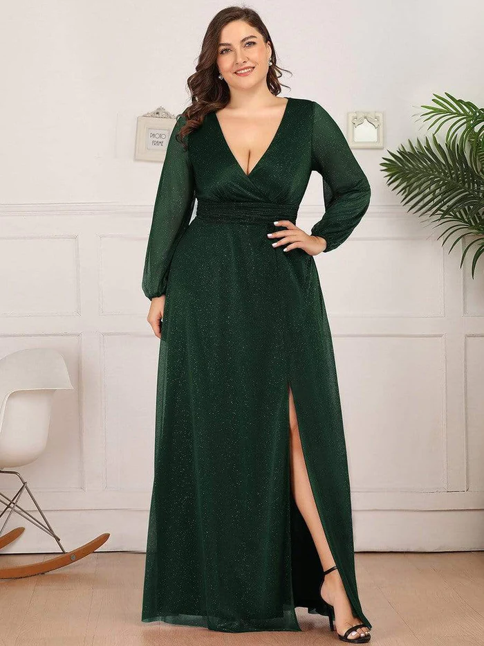 long sleeve bridesmaid dress