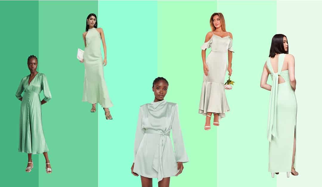 Mint green bridesmaid dresses for a fresh look