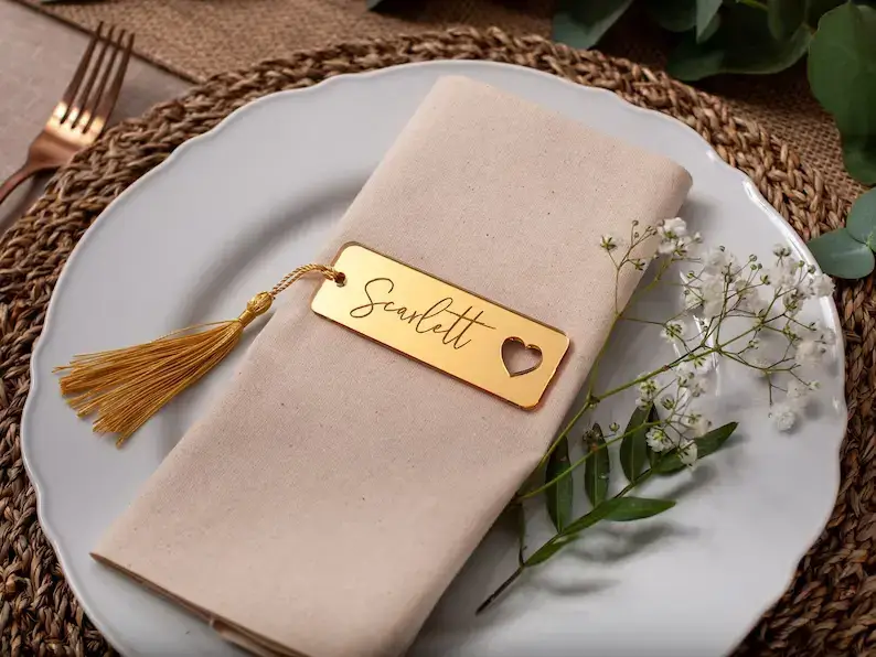 bookmark wedding favour