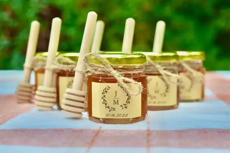 honey pot wedding favours