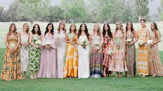 Floral Bridesmaid dresses for a blooming beautiful bridal party