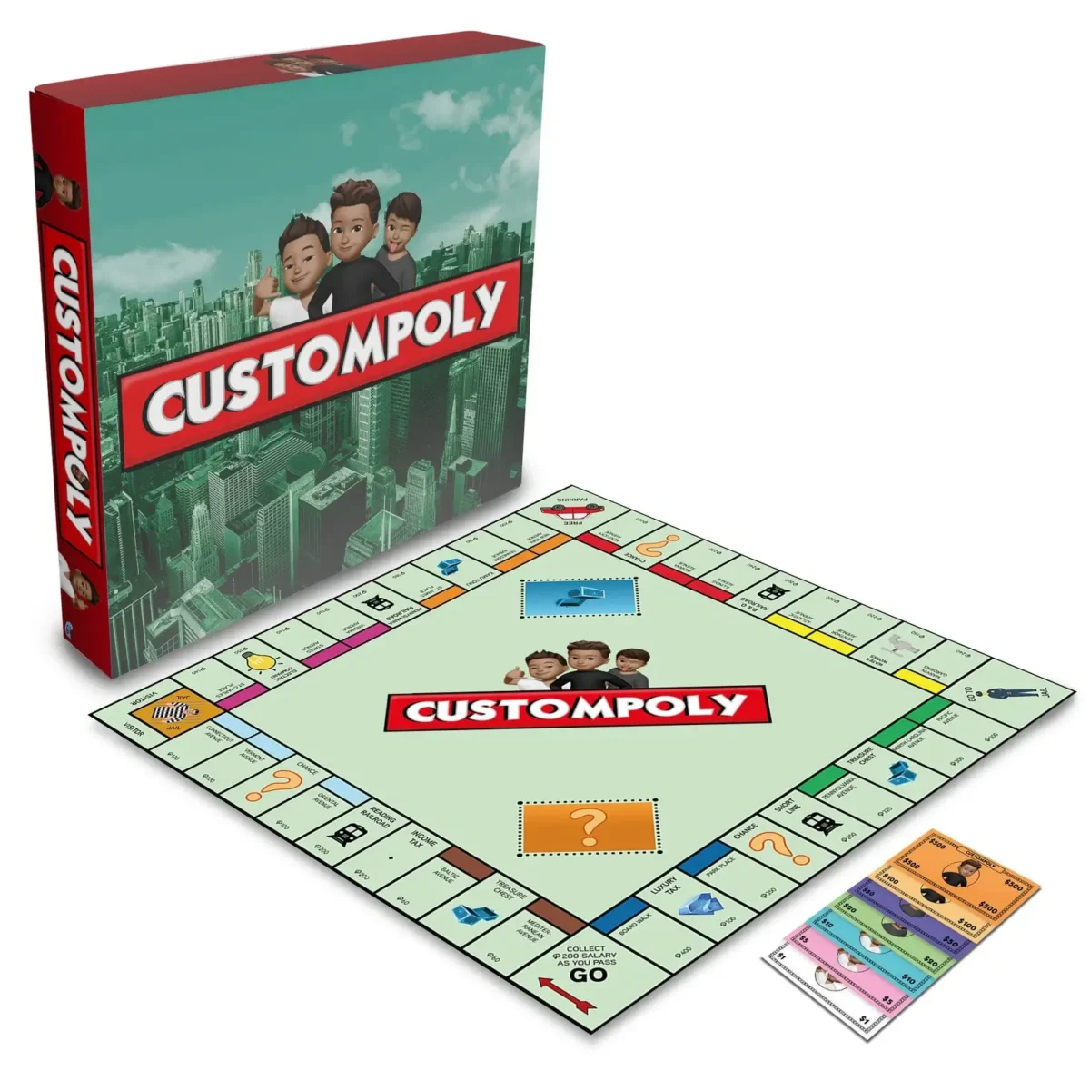 monopoly game that can be personalised for couples