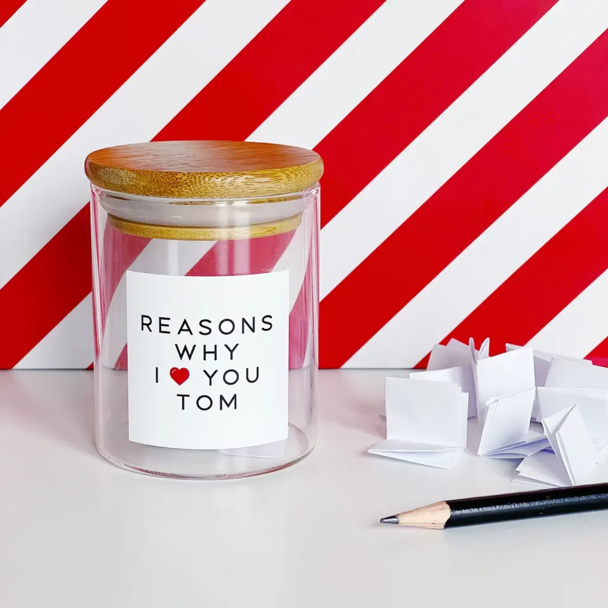 reasons why i love you jar, jar to fill with love letters