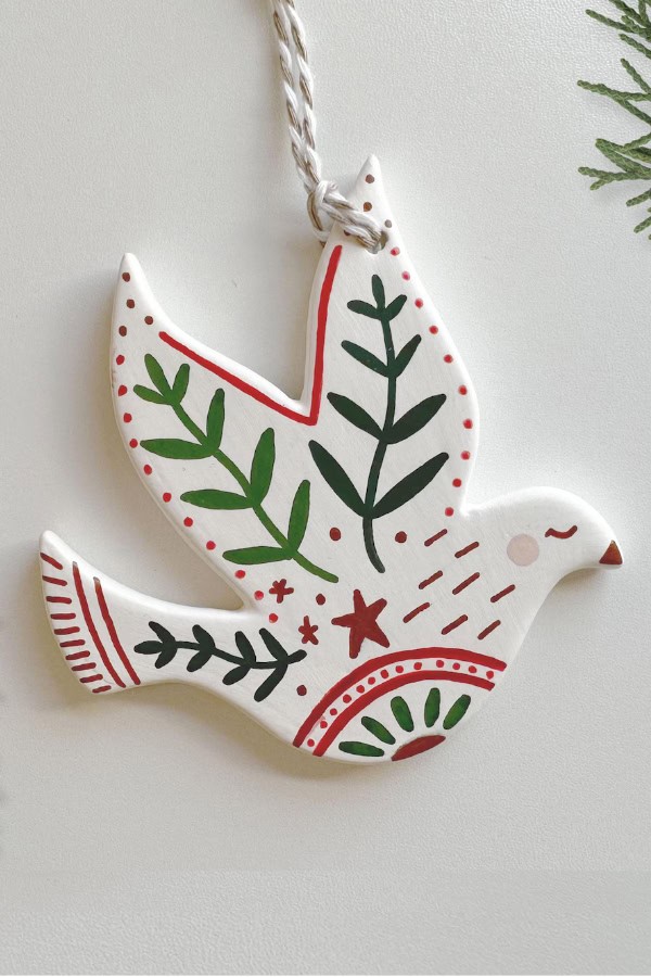 turtle dove ornament 