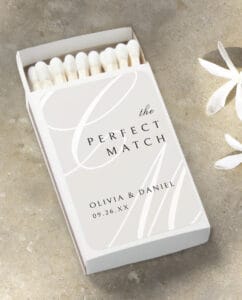 matchbox winter wedding diy