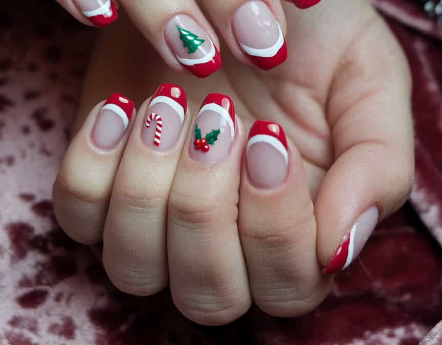 10 Stunning Holiday Nail Designs for Christmas Weddings