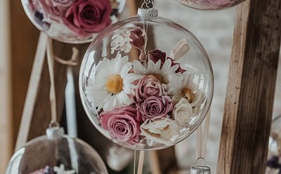 7 Easy DIY Wedding Ornament Ideas