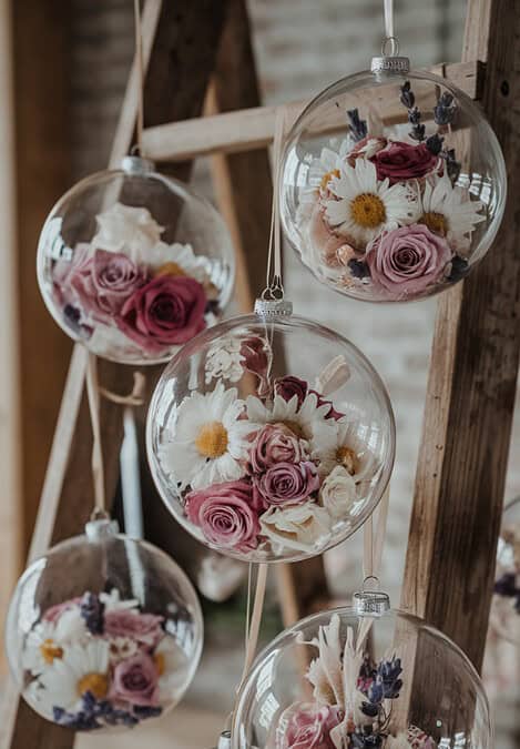 7 Easy DIY Wedding Ornament Ideas