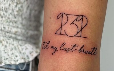 Forever Starts Here: Modern Date Tattoo Ideas for Wedding Memories