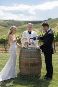 wine unity wedding ceremony