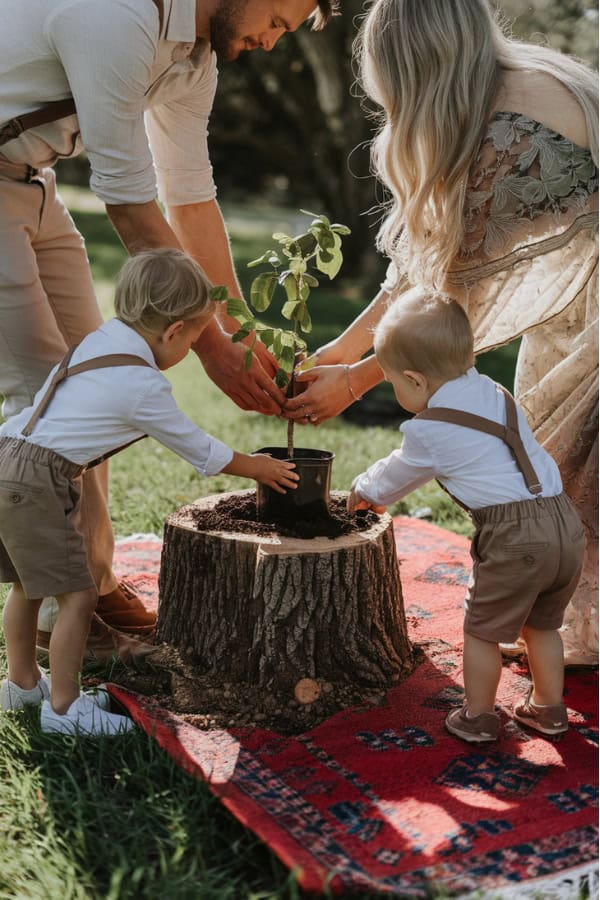 blended family tree planting unity ceremony