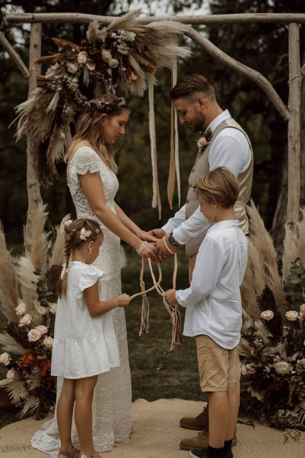 handfasting ceremony with children 