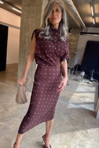 brown fall mother of the bride
