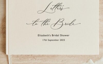 How to Create a Letters to the Bride Book