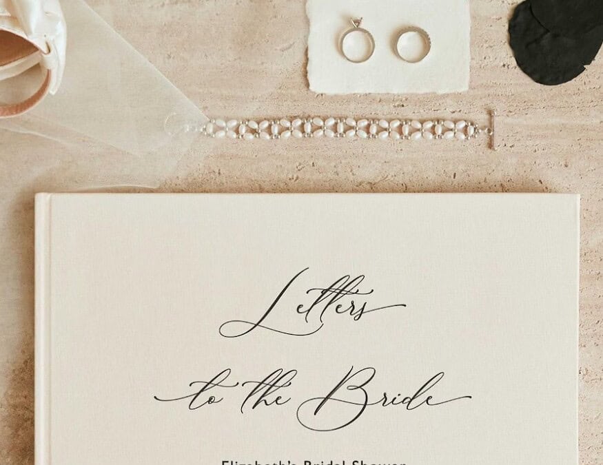 How to Create a Letters to the Bride Book