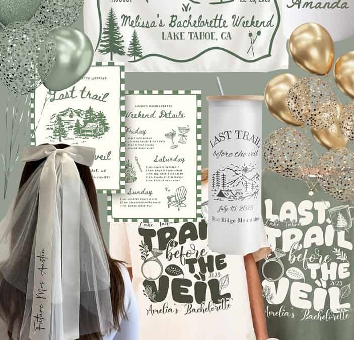 Last Trail Before the Veil Bachelorette Party Ideas