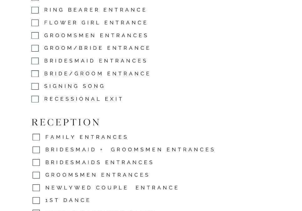 Wedding Music Checklist: Plan the Perfect Soundtrack to Your Big Day