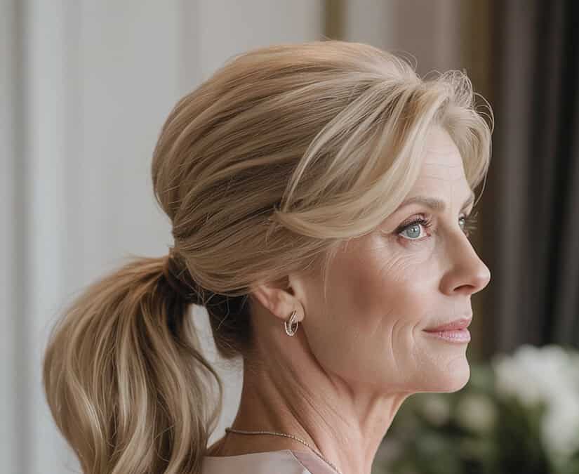 Wedding Ponytails for Moms: Elegant Styles for Mothers of the Bride & Groom