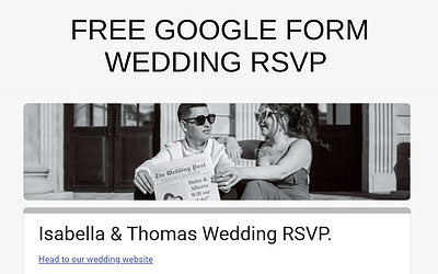 How to Set Up Wedding RSVPs Google Forms (Free Template Included)