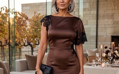 Modern Fall Mother of the Bride Dress for 2026 weddings