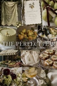the perfect pear bridal shower theme for fall
