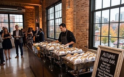 15 Unique Fall Wedding Food Station Ideas