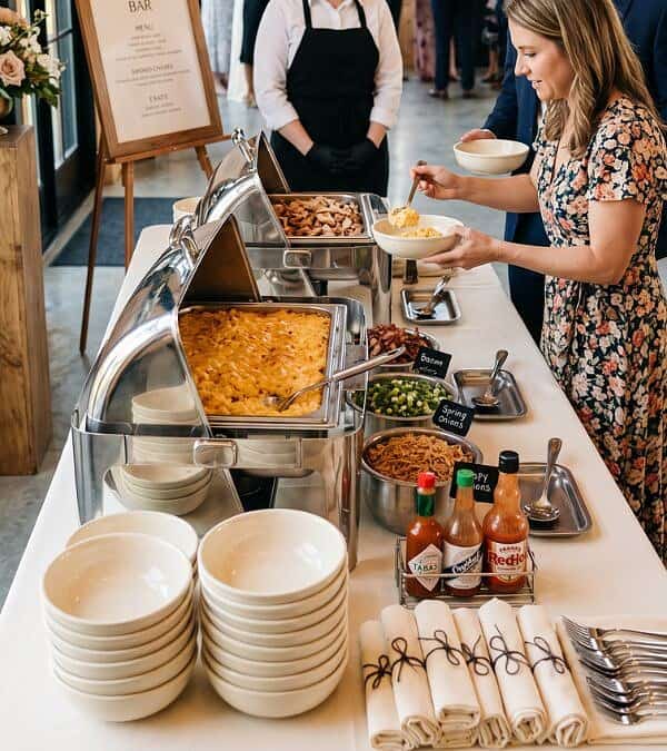 Mac and Cheese Bar for Weddings and Events