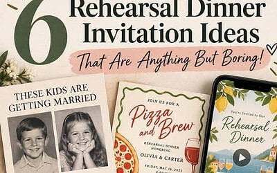 Modern Rehearsal Dinner Invitations: Ideas, Wording and What to Include